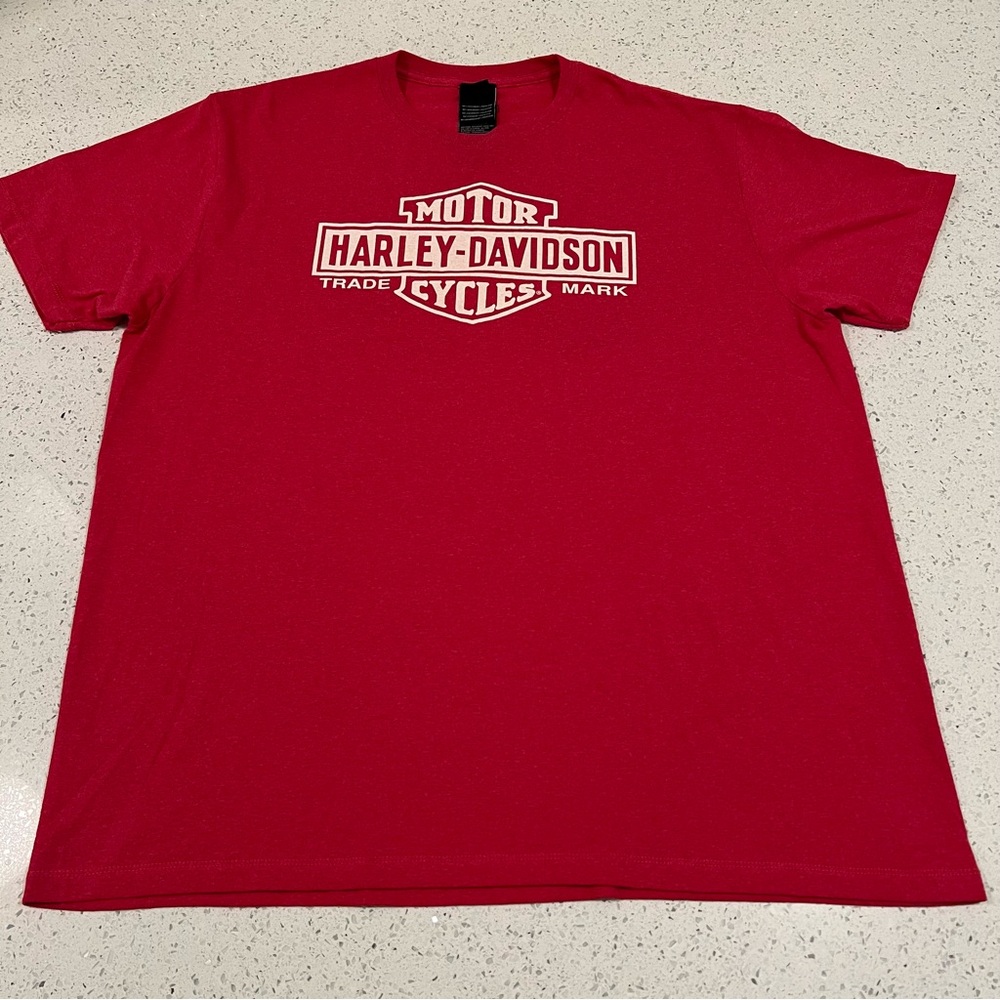 NWOT HARLEY DAVIDSON Museum Wisconsin Red w Building Graphic Tee Size XXL